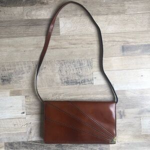 Vintage Leather Shoulderbag Womens